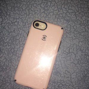 pink&gray iphone 6,7,8 case... fairly new..
